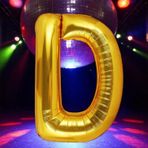 VIP YÜKSEK KALİTE 1 METRE GOLD D HARFİ FOLYO BALON GOLD D HARF BALON HELYUM GAZINA UÇAN BALONA UYGUN