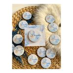 VİP19 ATÖLYE Ayıcık Temalı hoşgeldin konsept Ahşap Magnet - 25 Adet - Yeni Doğan Bebek & Baby Shower Hediyeliği