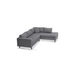 Vipa Home Minnesota Koyu Gri Sag Sabit Oturum 2 R Kose Takimi