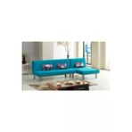 Vipa Home Relax Mavi Sag Yatakli Metal Ayakli Kose Takimi