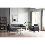 Vipa Home Vipa Oplo 3+1 Kanepe Takım - Antrasit