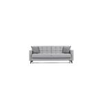 Vipa Home Vipa Orlando Yataklı Sandıklı Konforlu Üçlü Kanepe, Salon Ve Oturma Odası İçin, Gri