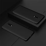 VIPAVA İnce Çerçevesiz Telefon Kılıfı OnePlus 11 10 9 9R 8 8T 7T 7 Pro Ultra İnce Şeker Renkli Mat Sert Plastik Arka Kapak, Siyah, OnePlus 9 Pro için