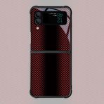 VIPAVA Karbon Fiber Desenli Kılıf Samsung Galaxy Z Flip4 Z Flip 5 3 5G 3 4 Damla Test Edilmiş Koruma Renkli Telefon Kapağı Kadın Parlak, SMF, TXW06, Galaxy Z Flip 4 için