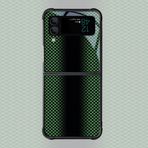 VIPAVA Karbon Fiber Desenli Kılıf Samsung Galaxy Z Flip4 Z Flip 5 3 5G 3 4 Damla Test Edilmiş Koruma Renkli Telefon Kapağı Kadın Parlak, SMF, TXW07, Galaxy Z Flip 5 için