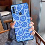 VIPAVA Sevimli Komik Trippy Gülen Yüz Kabuk TPU Yumuşak Telefon LG kılıfı K42 G7 ThinQ K50 K50s K61 G6 K41s K52 K40s G8 K62 G8 Kapak, B07, LG K40