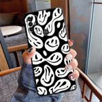 VIPAVA Sevimli Komik Trippy Gülen Yüz Kabuk TPU Yumuşak Telefon LG kılıfı K42 G7 ThinQ K50 K50s K61 G6 K41s K52 K40s G8 K62 G8 Kapak, B09, LG G8 (G8 ThinQ)