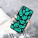 VIPAVA Sevimli komik Trippy gülen yüz telefon kılıfı için iphone 13 11 12 13 mini pro XS MAX 8 7 6 6S artı X 5S SE 2020 XR durumda, A8, iPhone X veya XS için