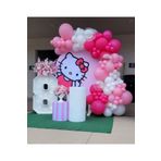 vipfera HELLO KITTY DOĞUM GÜNÜ PARTİ KONSEPT BALON ZİNCİRİ