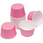 Vipfoni Fırına Girebilen Içi Yağlı Kağıt Muffin Cupcake Kalıbı 50 Adet - Pembe
