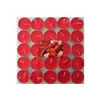 Vipfoni Meyve Kokulu Tealight Mum Kırmızı
