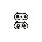 Vipfoni Panda Uyku Bandı Yıkanabilir Yumuşak Kumaş 2 Adet