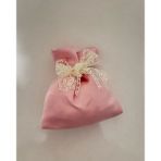 Vipfoni Yeni Doğan Bebek Için Hediyelik Dantel Kurdeleli Lavanta Kesesi 9/12 cm 5 Adet - Pembe