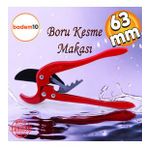 Vira Pvc Profesyonel Plastik Boru Kesme Makası 63 Mm Çelik