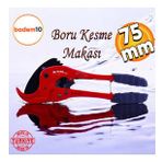 Vira Pvc Profesyonel Plastik Boru Kesme Makası 75 Mm Çelik