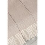 Virdis Home Elmas Desen Pamuklu Koltuk Örtüsü 170X210CM Tekli&üçlü Koltuk,çekyat ve Berjer Için Lüks Yıkanabilir - 170 x 210 cm - Bej
