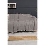 Virdis Home Pamuklu Koltuk Örtüsü 170X210 cm Tekli&üçlü Koltuk,çekyat ve Berjer Için Şık Desenli Yıkanabilir|kahverengi - 170 x 210 cm