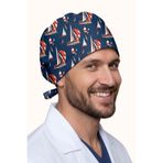 Viridi Medical Fashion YELKEN DESEN ERKEK CERRAHİ BONE