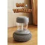 Viritias Deterjan Hazneli Bulaşık Yıkama Süngeri, Paslanmaz Tel Pratik Bulaşık Süngeri - 1