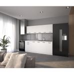 Visas Concept 220 Cm Kuzey Hazır Mutfak Dolabı Beyaz (Tezgah Dahil)