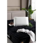 Visco Akıllı Sünger Ortopedik Sünger Boyun Destek Yastığı Oval Kesim - 42 x 56 cm - Beyaz