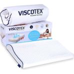 Visco Boyun Destekli Ortopedik Bebek Yastığı 50x30x6/4 Cm - 50 x 30 x 6/4 cm - Beyaz