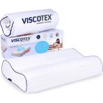Visco Çift Bombeli Yastık 60 x 40 x 11/9 Cm, Beyaz - 40 x 60 cm