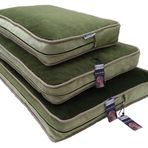 Visco Dolgulu Çift Taraflı Ve Fermuarlı Yıkanabilir Köpek Yatağı-XXL (85x125x10cm)(Fgreens)