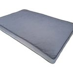 Visco Dolgulu Çift Taraflı Ve Fermuarlı Yıkanabilir Köpek Yatağı-XXL (85x125x10cm)(Fgrikareli)