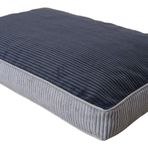 Visco Dolgulu Fermuarlı Yıkanabilir Kaymaz tabanlı Köpek Yatağı-XXL (85x125x10cm)(Fblckgrey)