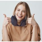 Visco Happy Viscohappy Ortopedik Profesyonel Visco Seyahat Yastığı - Siyah