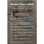 Visco Şilte 80x190 Yer Yatağı Cotton 9 +-1cm Cm Ped Yatak Şiltesi Pedi Topper Mattress