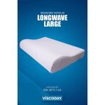Viscoday Ergonomik & Ortopedik Visco Yastık & Boyun Destekli Yastık - 60 x 38,5 cm - Beyaz