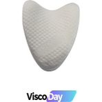 Viscoday Ortopedik Bacak Arası Yan Yatış Yastığı Ergonomik Uyku Minderi Lastikli Nightcomfort - Ekru