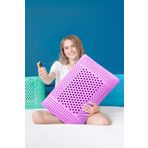 Viscofoam Air Terapi Hava Kanallı Ortopedik Yastık Visco Yastık Mor 60x40x16cm