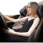 Viscofoam Gri Carfort Büyük Visco Ortopedik Araç Boyun Yastığı