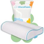 Viscofoam Küçük Boyun Destekli Ortopedik Yastık Visco Yastık 46x30x10-8cm