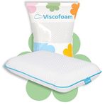 Viscofoam Lüks Boyun Destekli Ortopedik Yastık Klasik Visco Yastık 60x40x11cm
