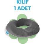 Viscofoam Ultralüks Oturma Simit Kılıfı - Gri - 46*39*6cm