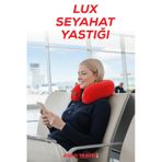 Viscofoam Viscofoam Lux Ortopedik Seyahat Yastığı Visco Boyun Destekli Seyahat Yastığı - Kırmızı | Ergo Travel
