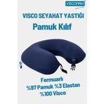 viscomavi Visco Seyahat Yastığı (ortopedik Visco Seyahat Yastığı Boyun Yastığı Visco Yastık Boyunluk