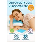 Viscomina "ortopedik Jel Katmanlı Tombul Visco Yastık | Serinletici Soğutma Etkili - 60X40X11 Cm" - Standart - Renkli