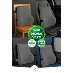 Viscomina Ortopedik Visco Bel Destek Yastığı Hafızalı Sünger Araç ve Ofis Koltuğu İçin Ergonomik Bel Desteği