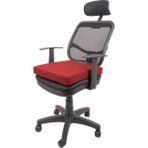 Viscomina Ortopedik Visco Oturma Minderi - 45 x 43 x 7 cm - Bordo