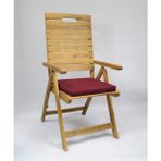 Viscomina Oturma Minderi Ortopedik Minder Ofis Sandalyesi Ergonomik Minder 3 Renk 40X40X8 cm - Bordo