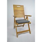Viscomina Oturma Minderi Ortopedik Minder Ofis Sandalyesi Ergonomik Minder 3 Renk 40X40X8 cm - Gri