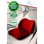 Viscomina Visco Araç Bel ve Oturma Minderi Seti Ortopedik Şoför Koltuğu Desteği Araba Için Konfor Yastığı - Standart - Renkli