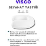 Viscomina Visco Seyahat Yastıgı Visco Boyun Yastıgı Beyaz - Standart - Renkli