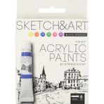 Visconti Sketch&art Akrilik Boya Seti 6X12ML Neon Renkler NO:70-0064