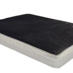 Viscopet Lüks Visko 10CM Blok Süngerli 100% Sıvı Geçirmez Alezli Fermuarlı Yıkanabilir Köpek Yatağı (Large)